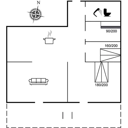 펜션 Eero - 175m To The Fjord By Interhome *
